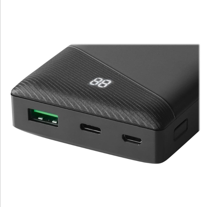 Deltaco power bank 10 000 mAh 1x USB-C PD 1x USB PowerBank - 10000 mAh