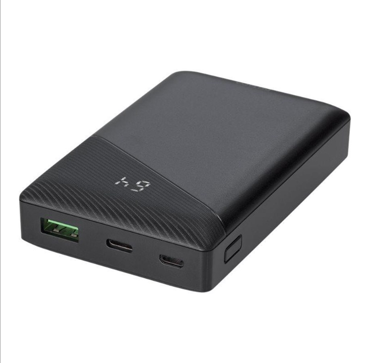 Deltaco power bank 10 000 mAh 1x USB-C PD 1x USB PowerBank - 10000 mAh