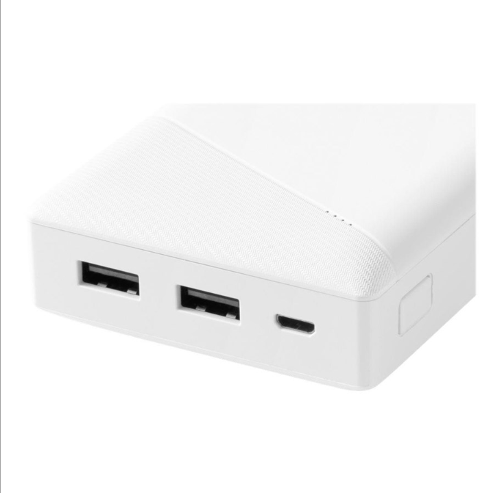 Deltaco power bank 20 000 mAh 2x USB-A short cir PowerBank - 20000 mAh