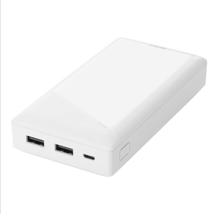 Deltaco power bank 20 000 mAh 2x USB-A short cir PowerBank - 20000 mAh