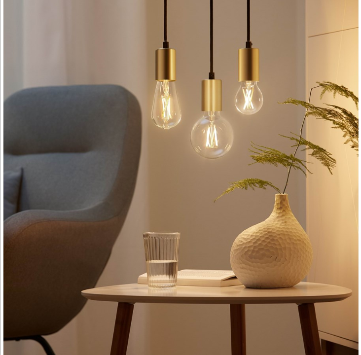 WiZ Filament Edison ST64 E27، جاهز