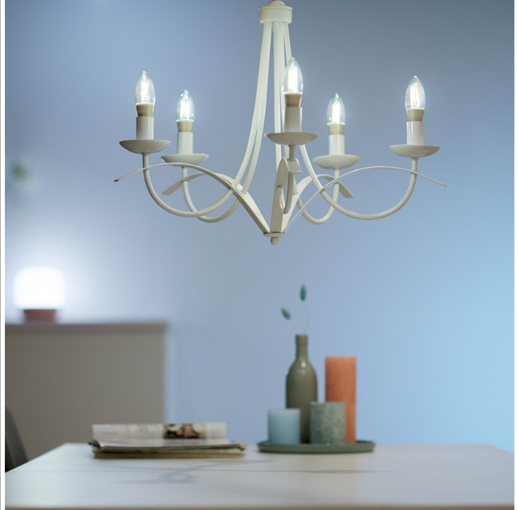 WiZ 灯丝皇冠灯 E14,琥珀色