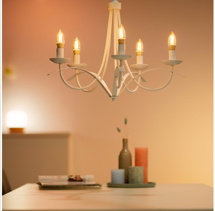 WiZ Filament Crown Light E14، كهرماني