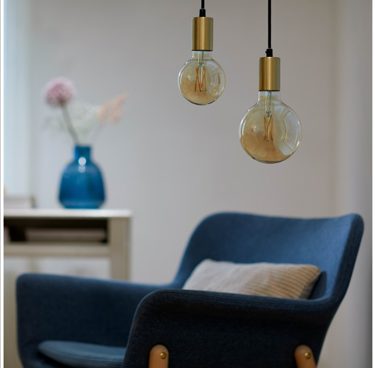 WiZ 灯丝地球仪 G95 E27,琥珀色