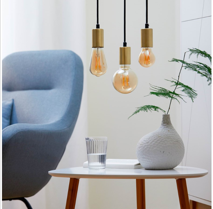 WiZ 灯丝 Edison ST64 E27 琥珀色 2 件装 + 微粒