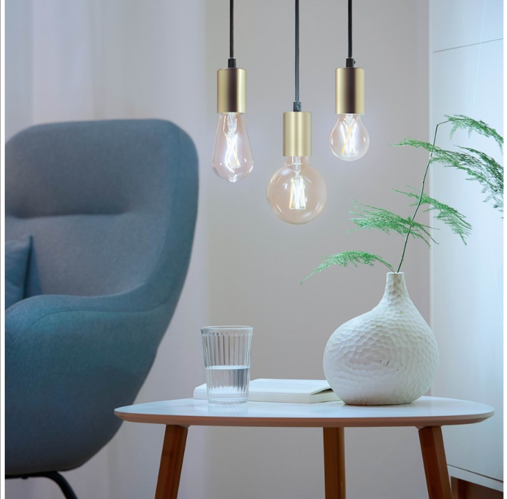 WiZ 灯丝 Edison ST64 E27 琥珀色 2 件装 + 微粒