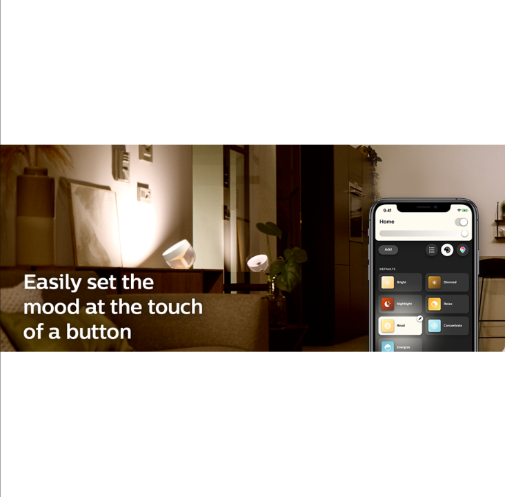 Philips Hue Iris Table Lamp - BT - White