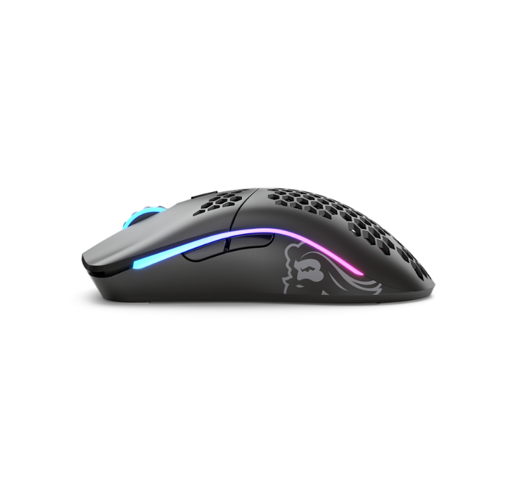 Glorious Model O Wireless - Matte Black - Gaming mouse - Optic - 6 buttons - Black with RGB light *DEMO*