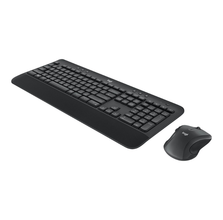 Logitech MK545 Adv Keybrd&Mouse US Intl - Keyboard & Mouse set - Universal - Black