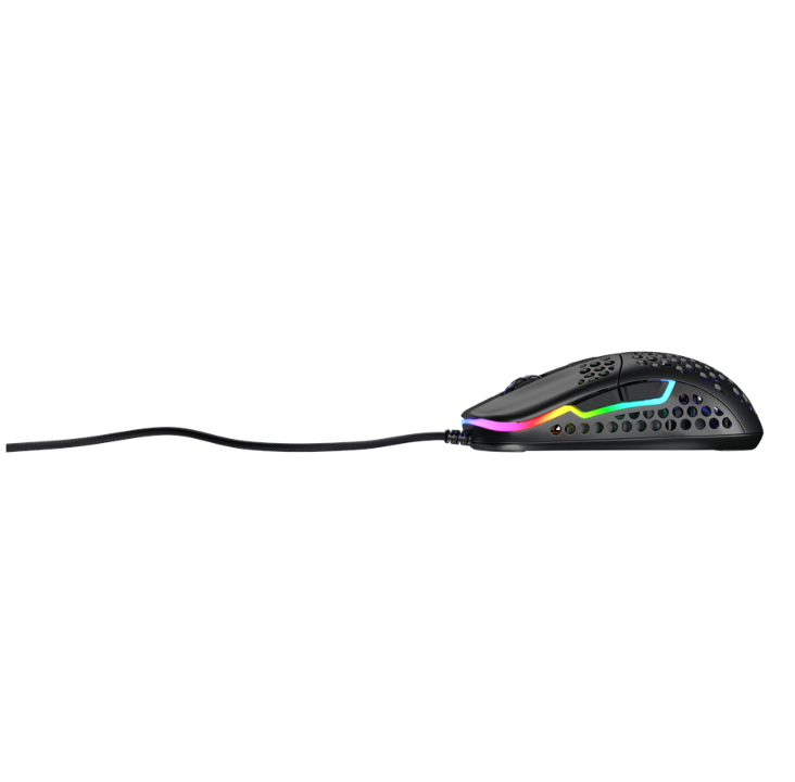Xtrfy M42 RGB - Black - Gaming mouse - Optic - 6 buttons - Black with RGB light