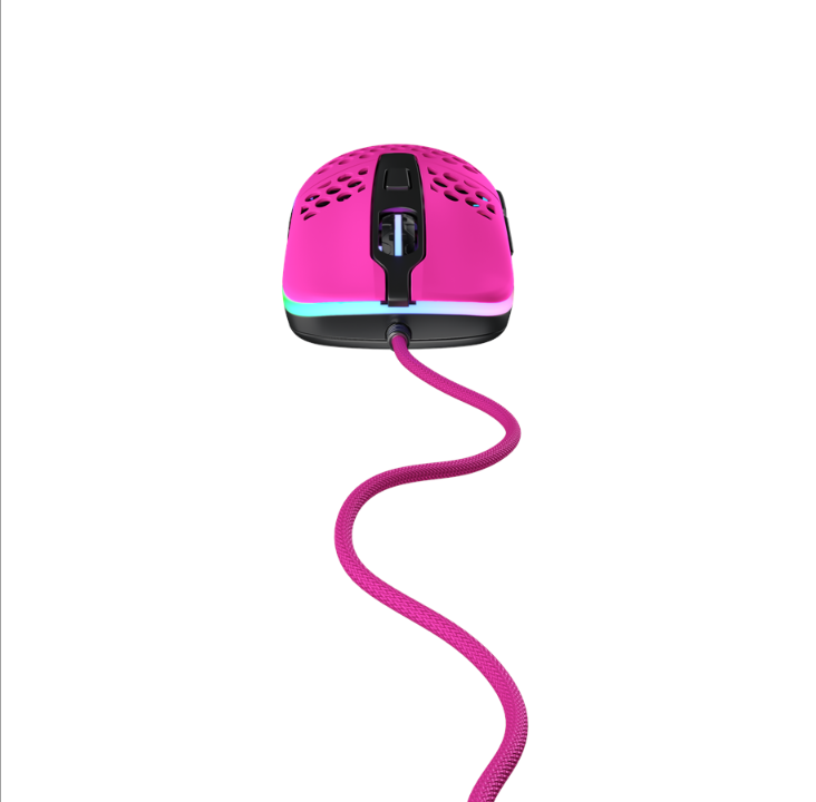 Xtrfy M42 RGB - Pink - Gaming mouse - Optic - 6 buttons - Pink with RGB