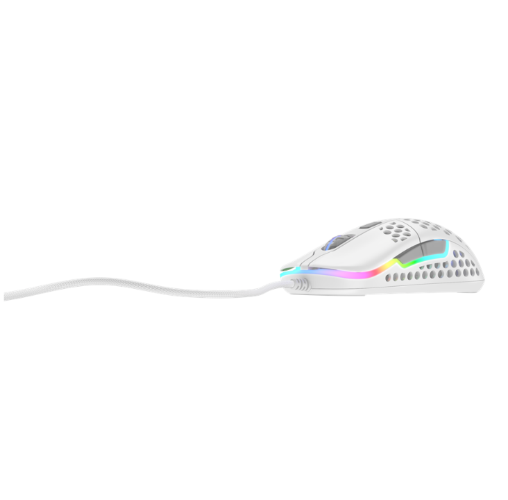 Xtrfy M42 RGB - White - Gaming mouse - Optic - 6 buttons - White with RGB light