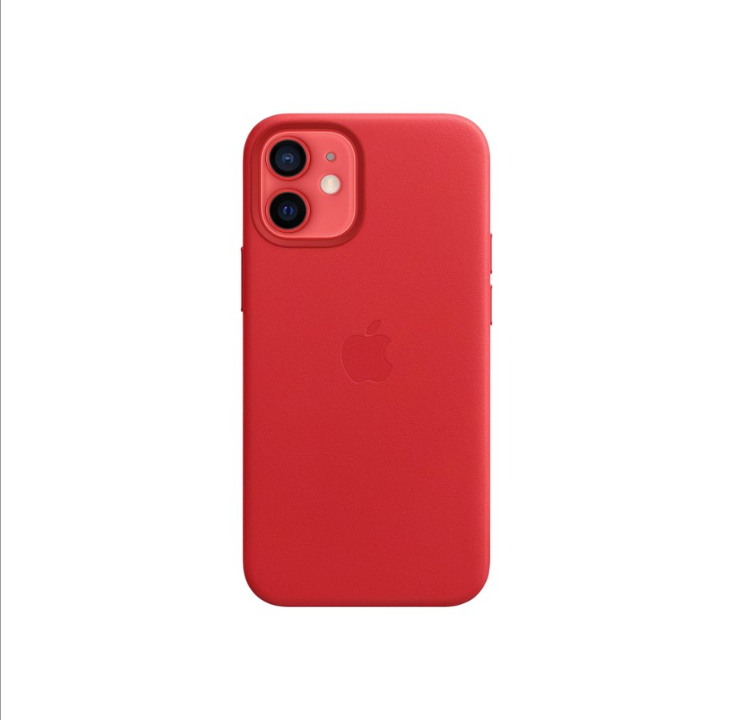 Apple iPhone 12 mini 皮革保护壳带 MagSafe - 红色