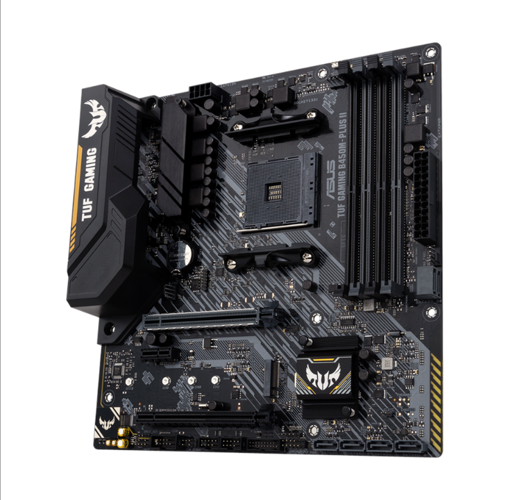 ASUS TUF GAMING B450M-PLUS II Motherboard - AMD B450 - AMD AM4 socket - DDR4 RAM - Micro-ATX