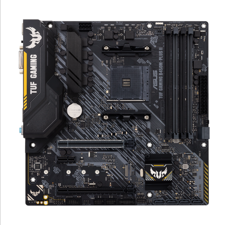 ASUS TUF GAMING B450M-PLUS II Motherboard - AMD B450 - AMD AM4 socket - DDR4 RAM - Micro-ATX