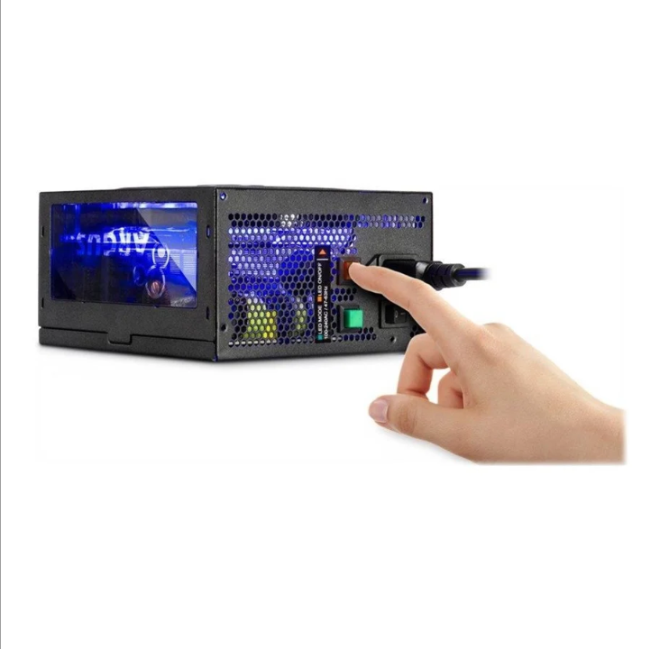 Inter-Tech Argus RGB-500W II power supply - 500 Watt - 140 mm - 80 Plus Bronze certificate