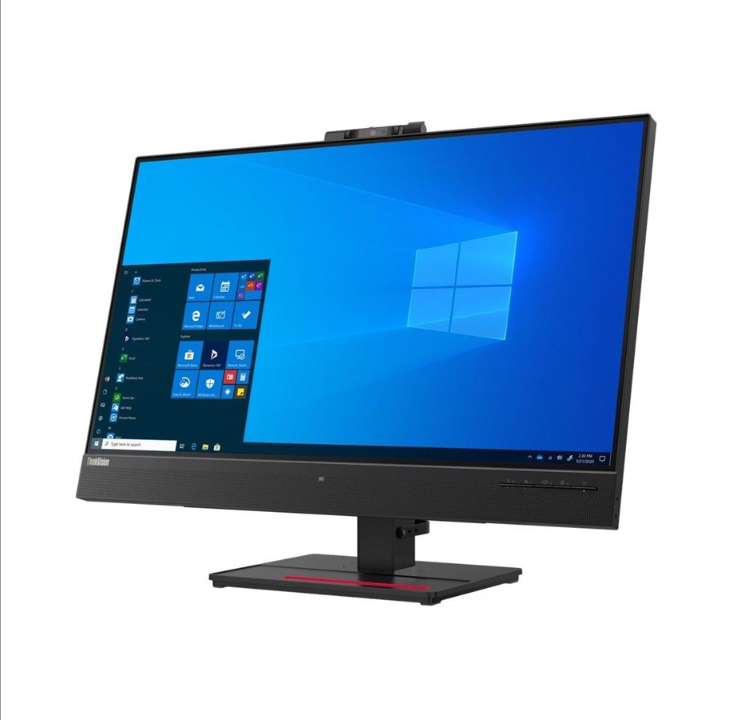 27" Lenovo ThinkVision T27hv-20 - 2560x1440 - IPS - 90W USB 集线器 - LAN (RJ-45) - 网络摄像头/扬声器 - 4 ms - 屏幕