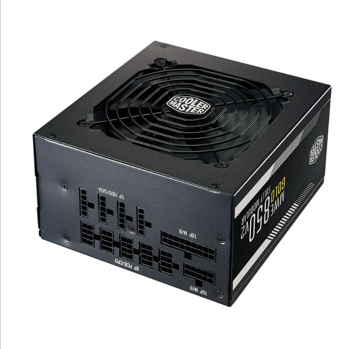 Cooler Master MWE Gold V2 Full modular power supply - 850 Watt - 120 mm - 80 Plus Gold certificate