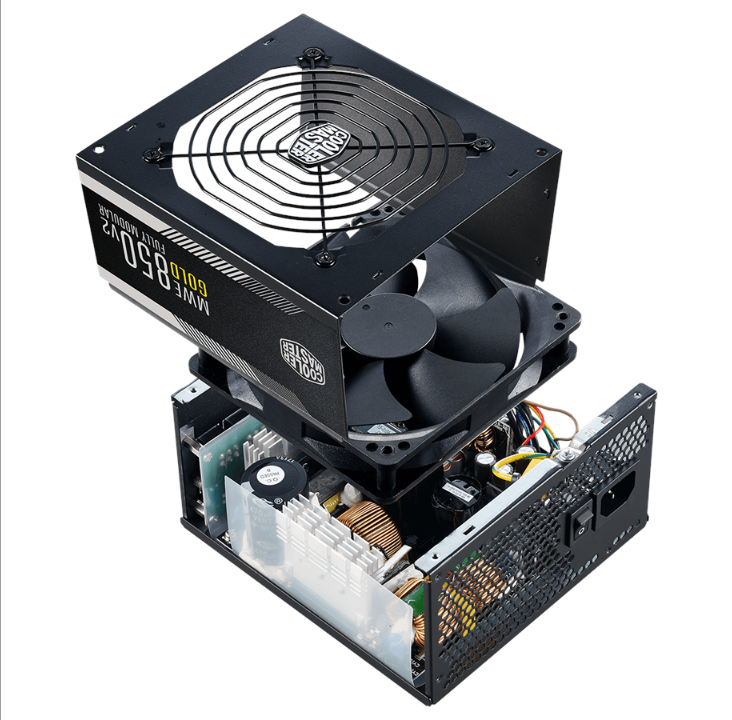 Cooler Master MWE Gold V2 Full modular power supply - 850 Watt - 120 mm - 80 Plus Gold certificate