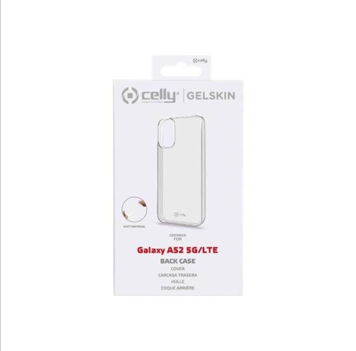 CELLY Samsung Galaxy A52 5G Gelskin - Transparant