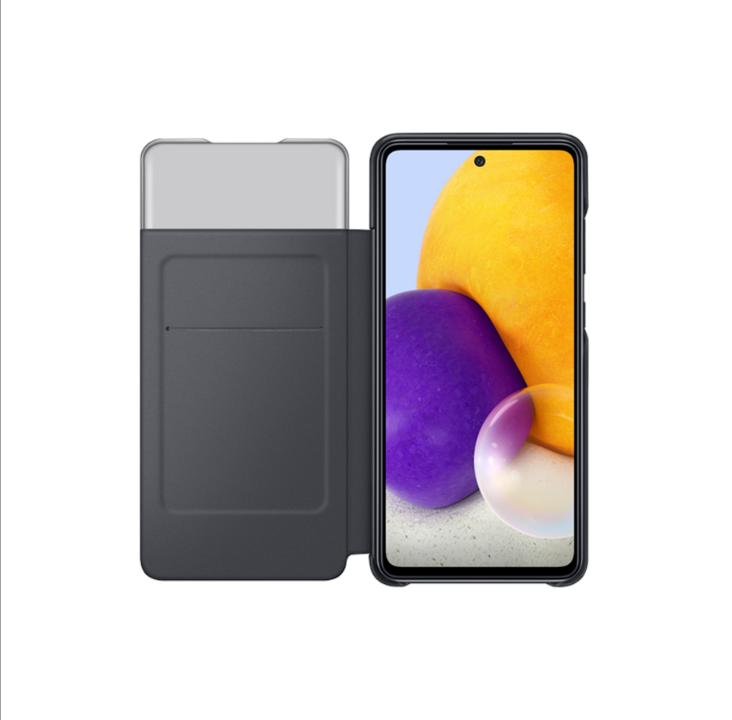 Samsung Galaxy A72 Smart S View Wallet Cover - Black