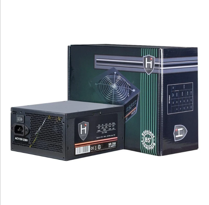 Inter-Tech HiPower SP-750 power supply - 750 Watt - 120 mm - 80 Plus