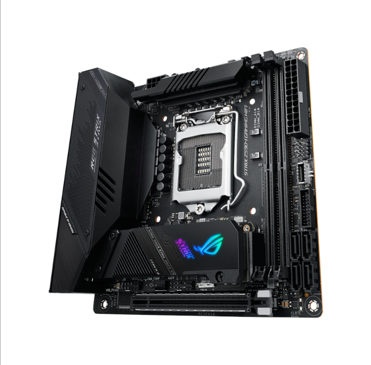 ASUS ROG STRIX Z590-I GAMING WIFI Motherboard - Intel Z590 - Intel LGA1200 socket - DDR4 RAM - Mini-ITX