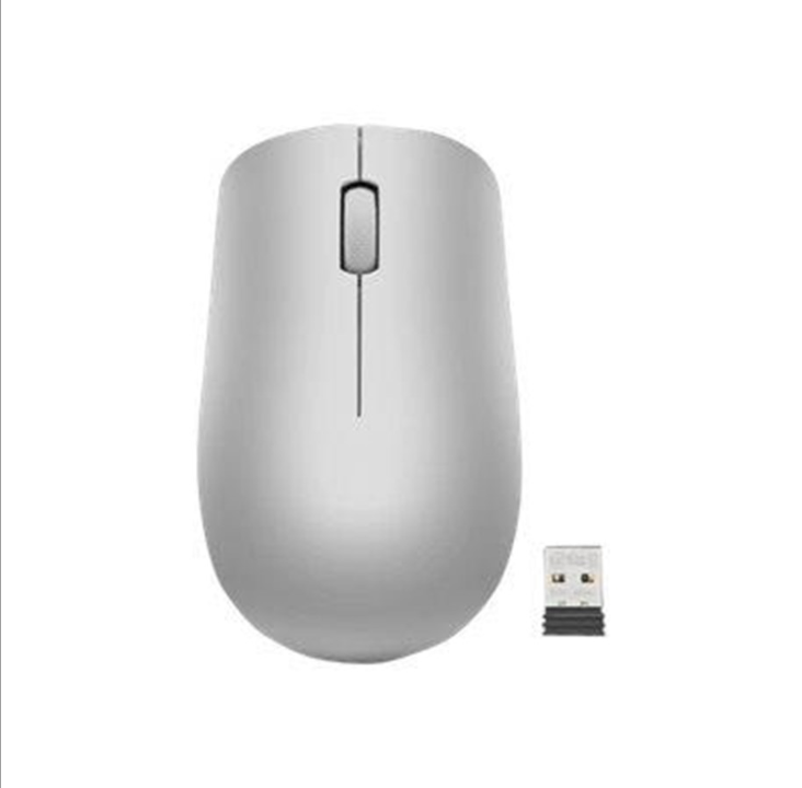 Lenovo 530 Wireless Mouse - mouse - 2.4 GHz - platinum gray - Mouse - Optic - 3 buttons - Gr?