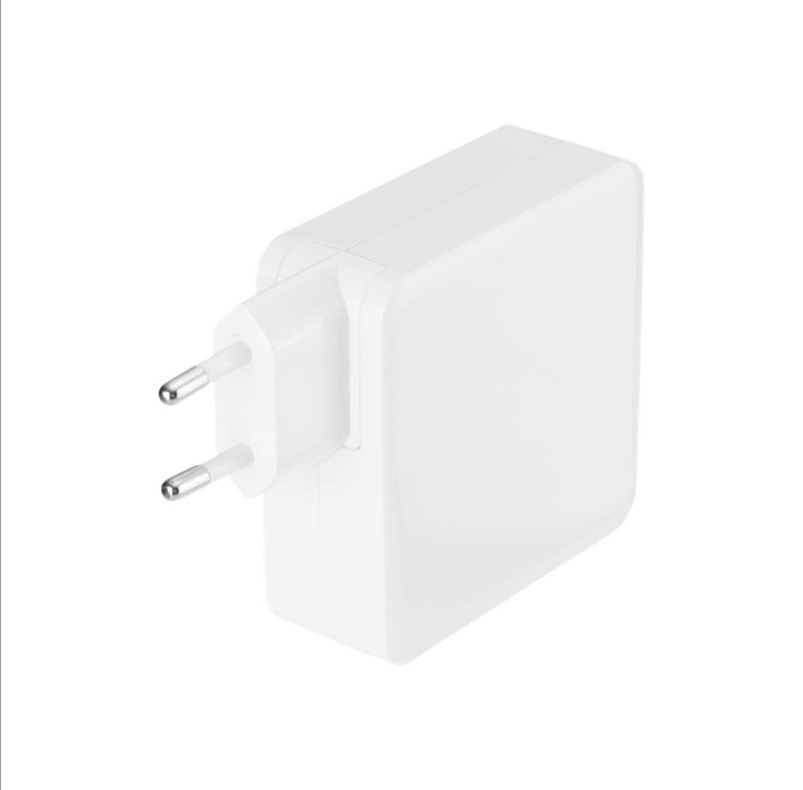 Deltaco USB-C PD wall charger 65 W white