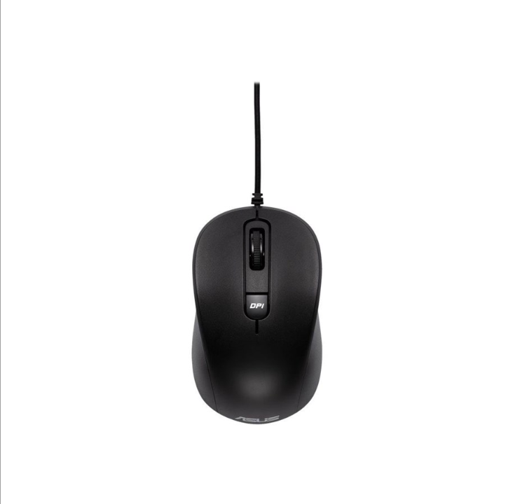 ASUS MU101C Blue Ray Silent - Mouse - Optic - 3 buttons - Black
