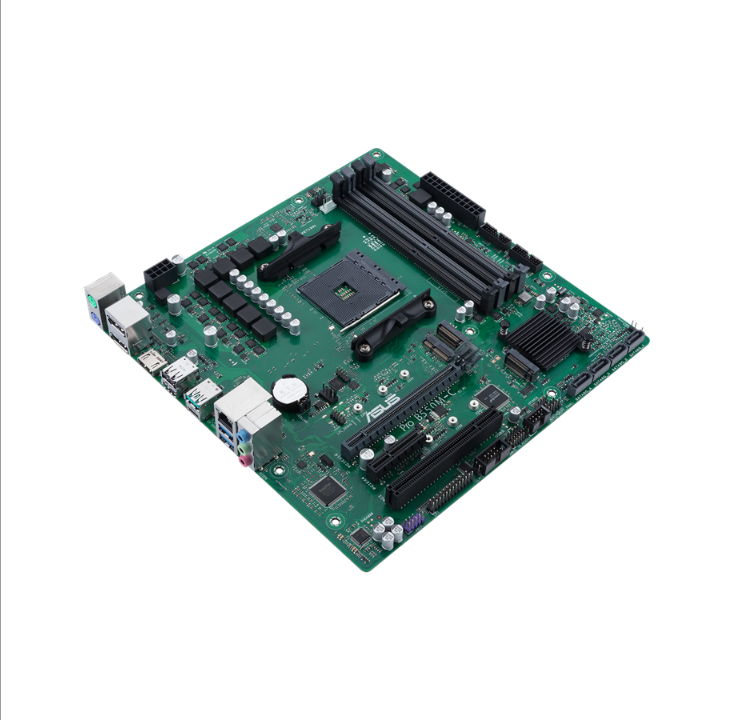 اللوحة الأم ASUS Pro B550M-C/CSM - AMD B550 - مقبس AMD AM4 - ذاكرة الوصول العشوائي DDR4 - Micro-ATX
