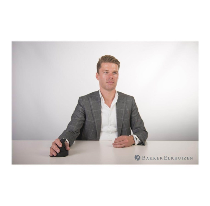 Bakker Elkhuizen Rockstick 2 Wireless - Vertical mouse - 3 buttons - Black