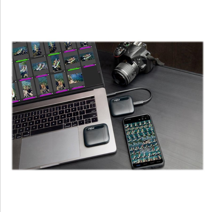 Crucial X6 Portable SSD - 4TB - External SSD - USB 3.2 Gen 2