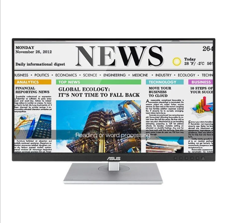 27" 华硕 ProArt PA278CV - 2560x1440 (QHD) - 75Hz - IPS - 65W USB-C HUB - 5 毫秒 - 屏幕