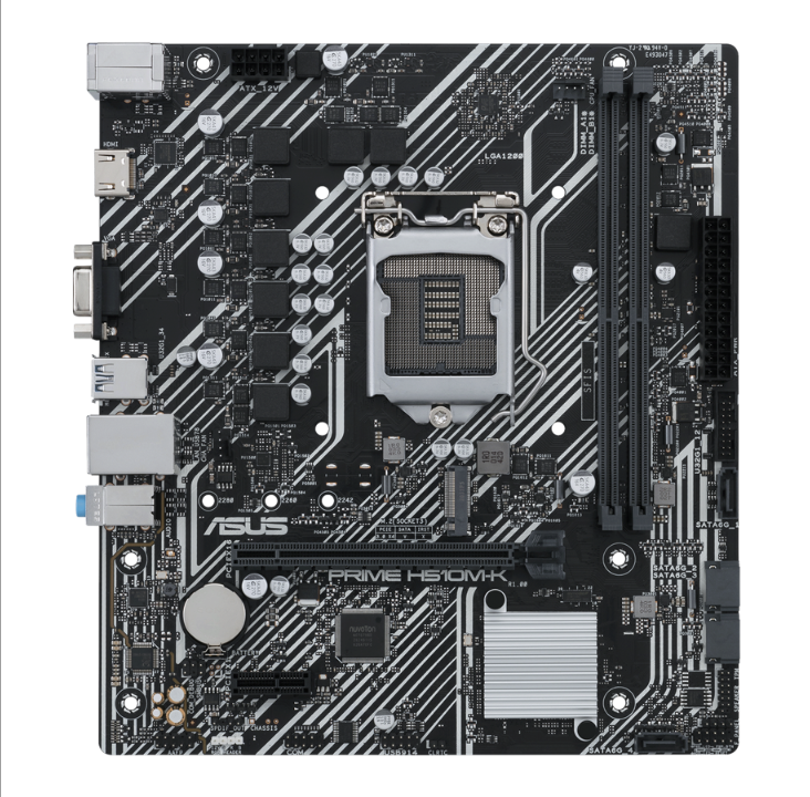 ASUS PRIME H510M-K Motherboard - Intel H510 - Intel LGA1200 socket - DDR4 RAM - Micro-ATX