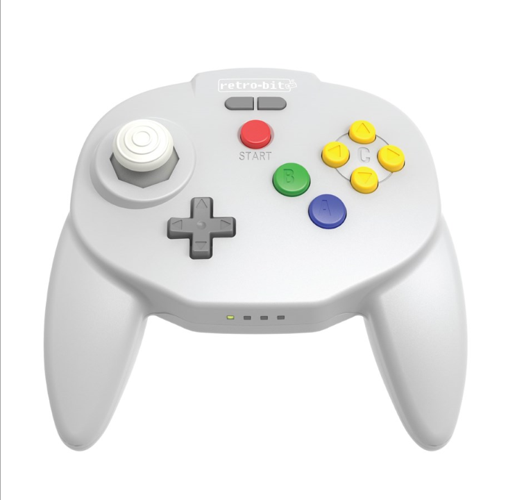 Retro-Bit Tribute64 2.4GHz Wireless Controller - Gray - Gamepad - Nintendo 64