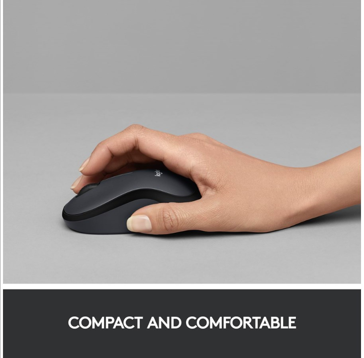 Logitech M220 Silent - Mouse - Optic - 3 buttons - White