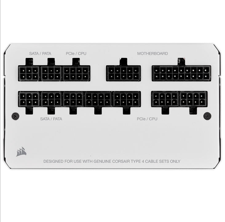 Corsair RM850 White (2021) power supply - 850 Watt - 140 mm - 80 Plus Gold certificate