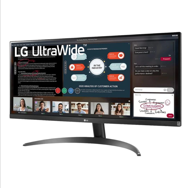 29" LG 29WP500-B - 2560x1080 - 75Hz - IPS - HDR10 - 5 ms - Screen