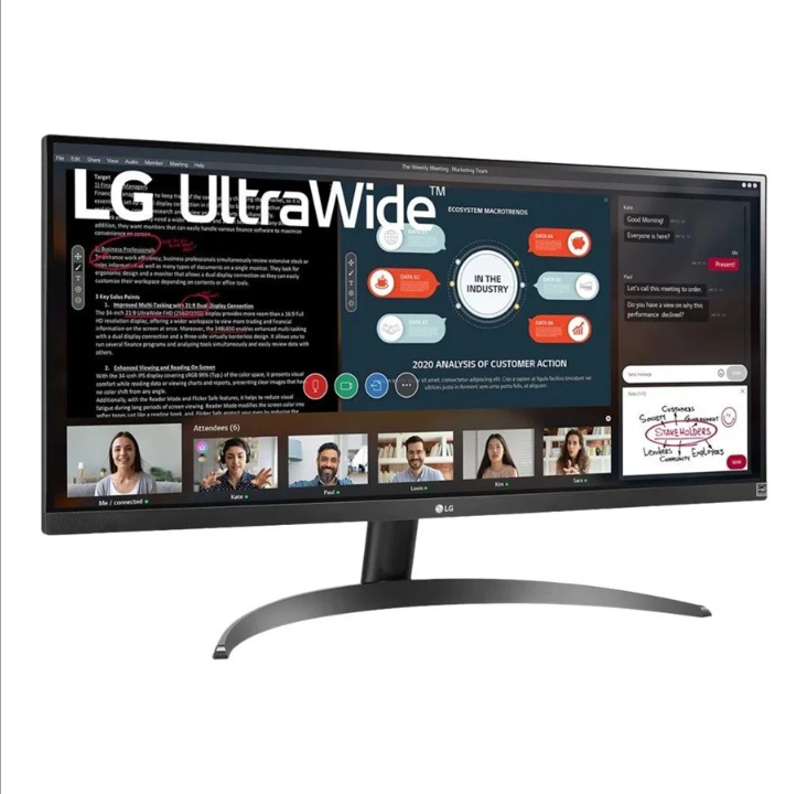 29" LG 29WP500-B - 2560x1080 - 75Hz - IPS - HDR10 - 5 ms - Screen