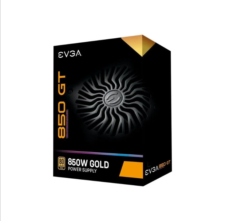 مزود طاقة EVGA SuperNOVA 850 GT - 850 وات - 135 ملم - شهادة 80 Plus الذهبية