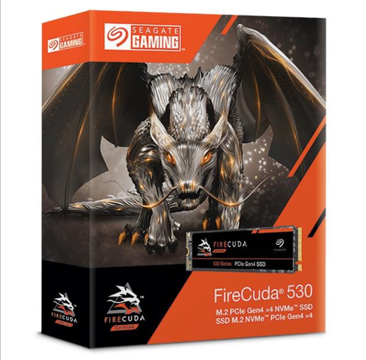 Seagate FireCuda 530 SSD - 2TB - Without heat spreader - M.2 2280 - PCIe 4.0