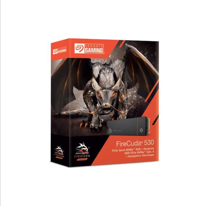 Seagate FireCuda 530 SSD - 2TB - With heat spreader - M.2 2280 - PCIe 4.0