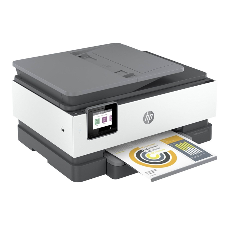 HP OFFICEJET PRO 8024E 一体式打印机 喷墨打印机 多功能传真机 - 彩色 - 墨水
