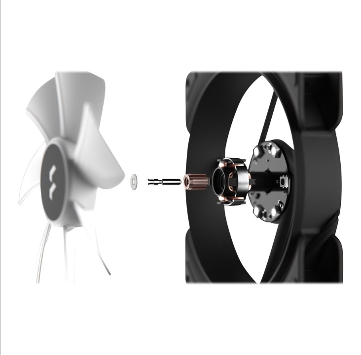 Fractal Design Aspect 12 RGB PWM - Chassis fan - 120mm - Black