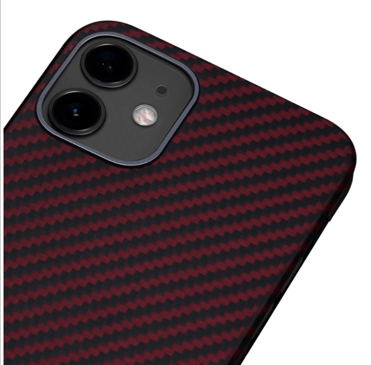 PITAKA Apple iPhone 12 MagEZ Case - Black/Red Twill