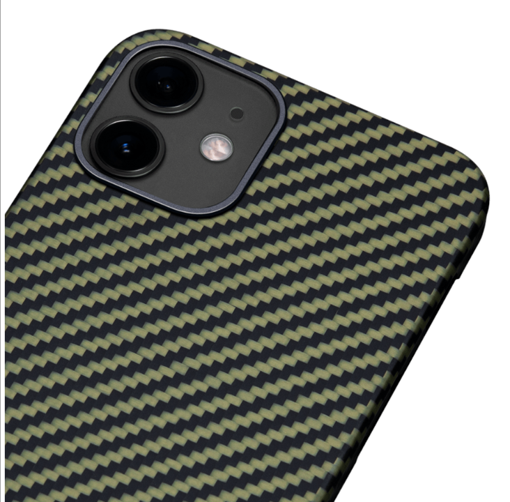 PITAKA Apple iPhone 12 MagEZ Case - Black/Yellow Twill