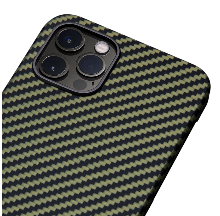 PITAKA Apple iPhone 12 Pro Max MagEZ Case - Black/Yellow Twill