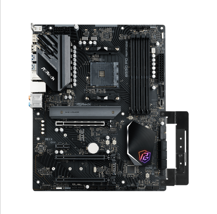 ASRock B550 PG Riptide Motherboard - AMD B550 - AMD AM4 socket - DDR4 RAM - ATX