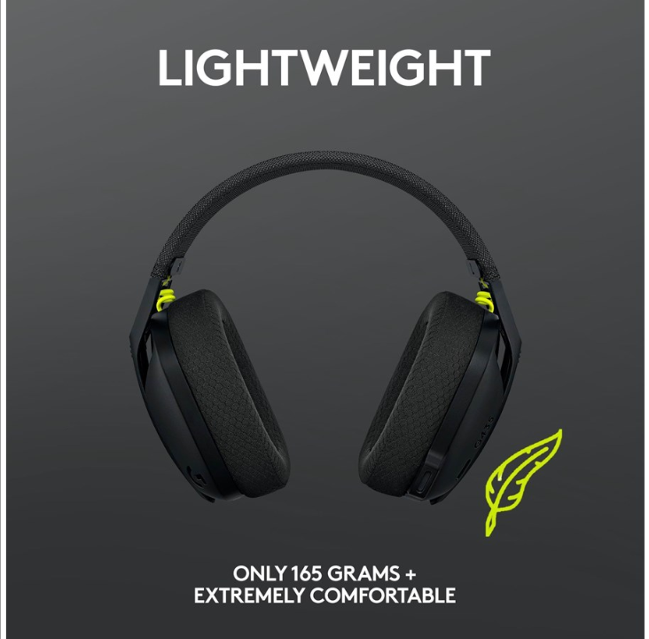 Logitech G435 LIGHTSPEED Wireless Gaming Headset - Black